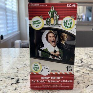 Buddy The Elf Car Buddy Christmas Inflatable Passenger Seat NIB New Funny Gift